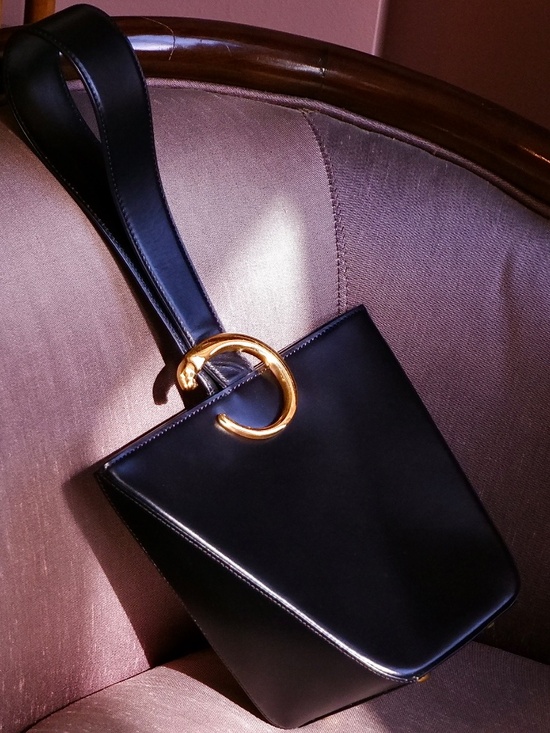 Cartier Handbags - Cartier Panthère Bucket Bag — Black Calfskin